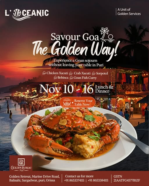 Savour Goa — The Golden Way!