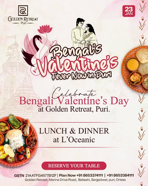 Bengal’s Valentine’s fever is now in Puri